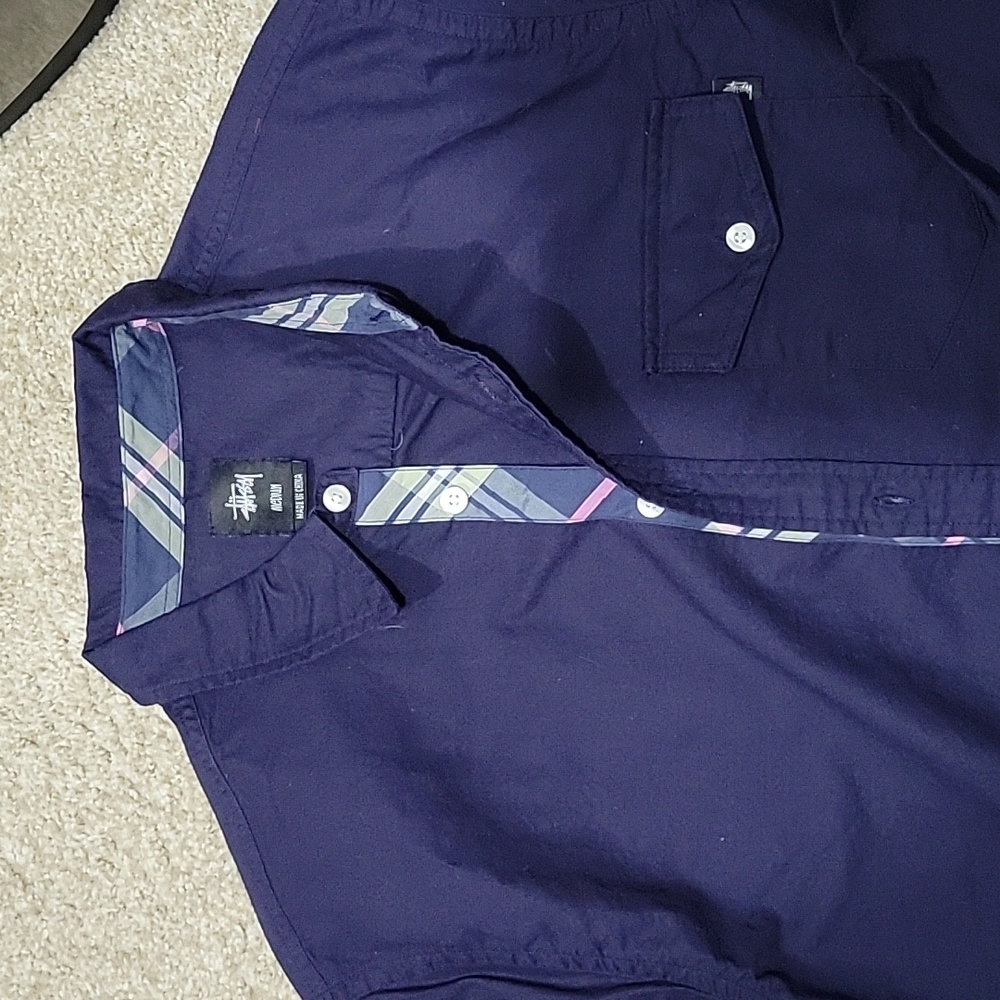 Stussy RN 94974 / CA 28629 Oxford cotton button-down shirt